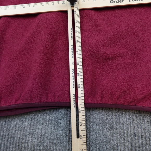 Patagonia Aztec Synchilla Snap T Jacket Mens Medium Red Fleece Pullover 25455 - Picture 8 of 9